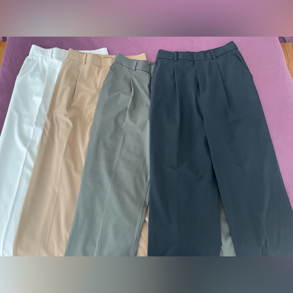 4 Uniqlo Smart Dress Pants - Dark Neutral